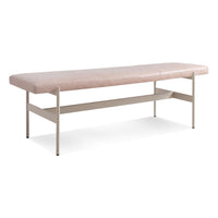 Daybench in Blush Leather / Putty - Angle 4