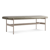Daybench in Grey Green Leather - Angle 3