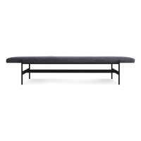 Daybench Jumbo in Ink Leather / Oblivion - Angle 1