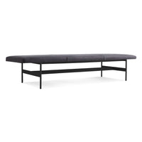 Daybench Jumbo in Ink Leather / Oblivion - Angle 3