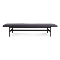 Daybench Jumbo in Ink Leather / Oblivion - Angle 2