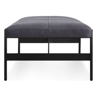 Daybench Jumbo in Ink Leather / Oblivion - Angle 5
