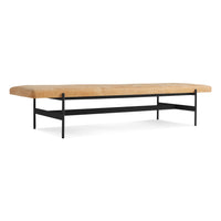 Daybench Jumbo in Camel Leather / Oblivion - Angle 3