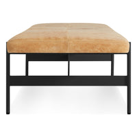 Daybench Jumbo in Camel Leather / Oblivion - Angle 5