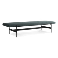 Daybench Jumbo in Maharam Mantle in Parsley / Oblivion - Angle 4