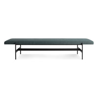 Daybench Jumbo in Maharam Mantle in Parsley / Oblivion - Angle 2