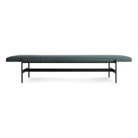 Daybench Jumbo in Maharam Mantle in Parsley / Oblivion - Angle 1