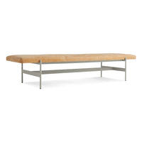 Daybench Jumbo in Camel Leather / Putty - Angle 3