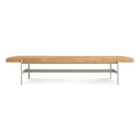Daybench Jumbo in Camel Leather / Putty - Angle 1