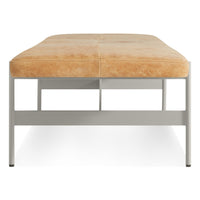 Daybench Jumbo in Camel Leather / Putty - Angle 5