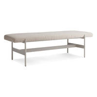 Daybench in Maharam Mantle in Future / Putty - Angle 4
