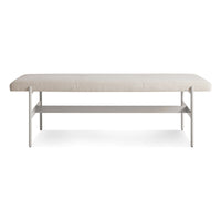 Daybench in Maharam Mantle in Future / Putty - Angle 2