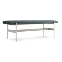 Daybench in Maharam Mantle in Parsley / Putty - Angle 3
