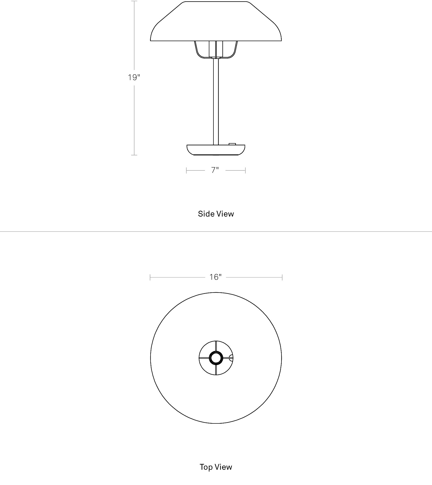 table lamp sketch