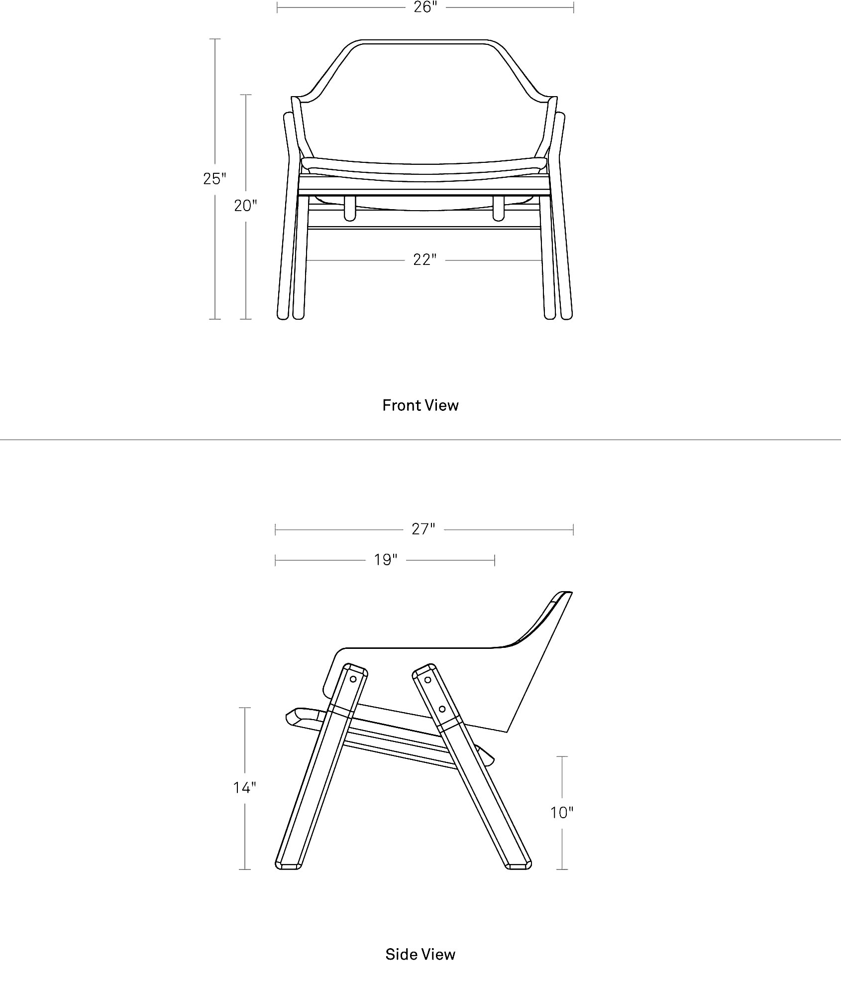 Clutch Lounge Chair Modern Furniture Blu Dot