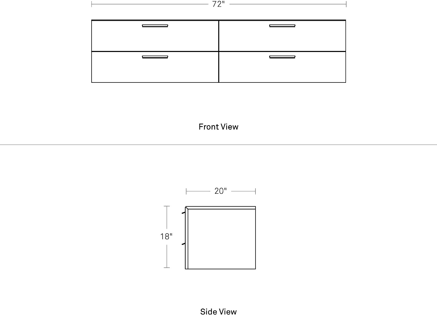 wall mounted dresser