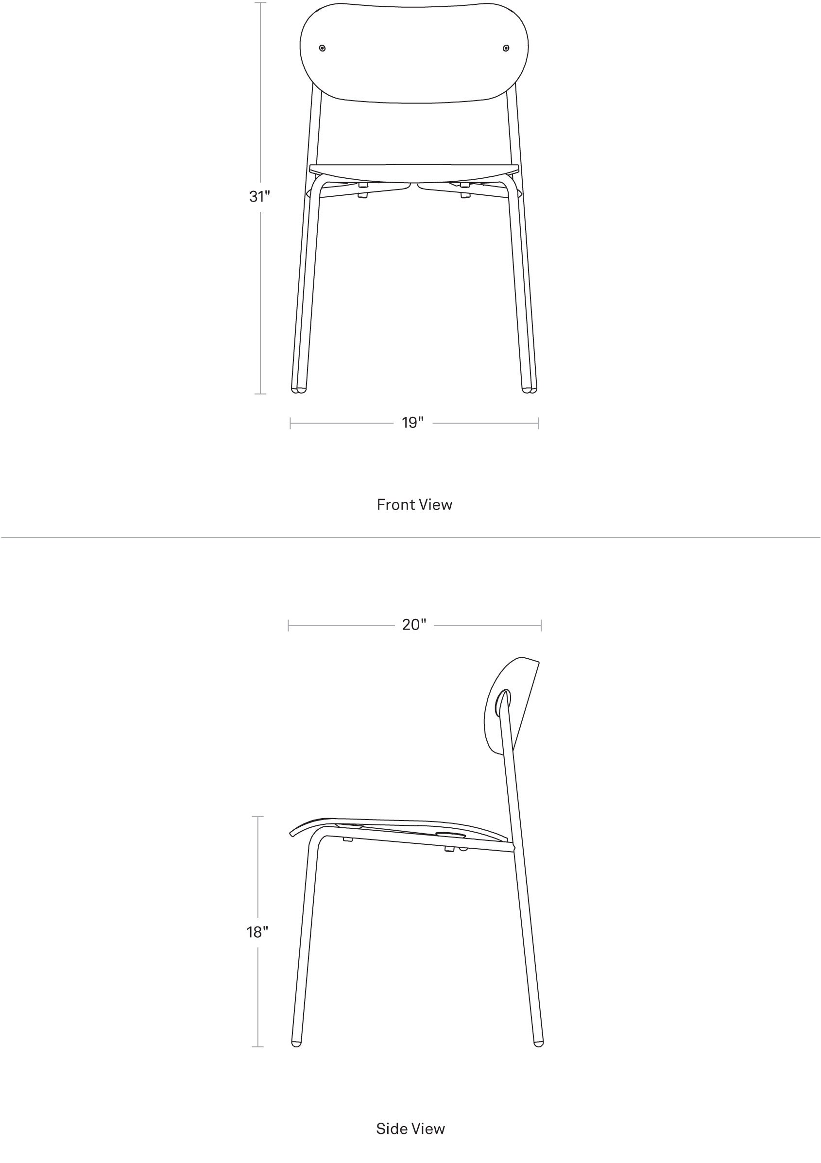 Chair from sales the side