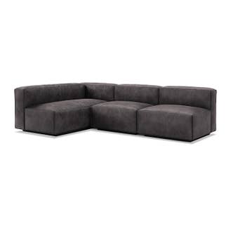 Cleon Medium Right Leather Sectional Sofa