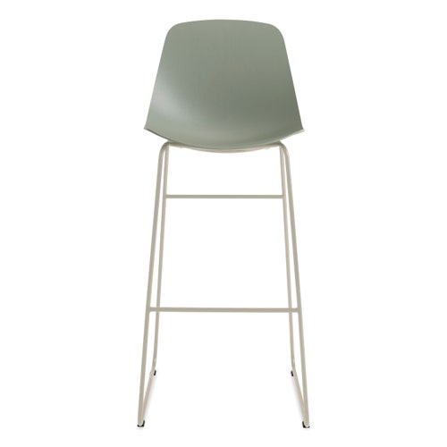 Clean Cut Barstool with Sled Leg view 1