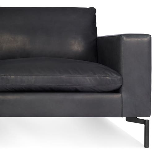 New Standard Leather Sofa w/ Chaise  view 2