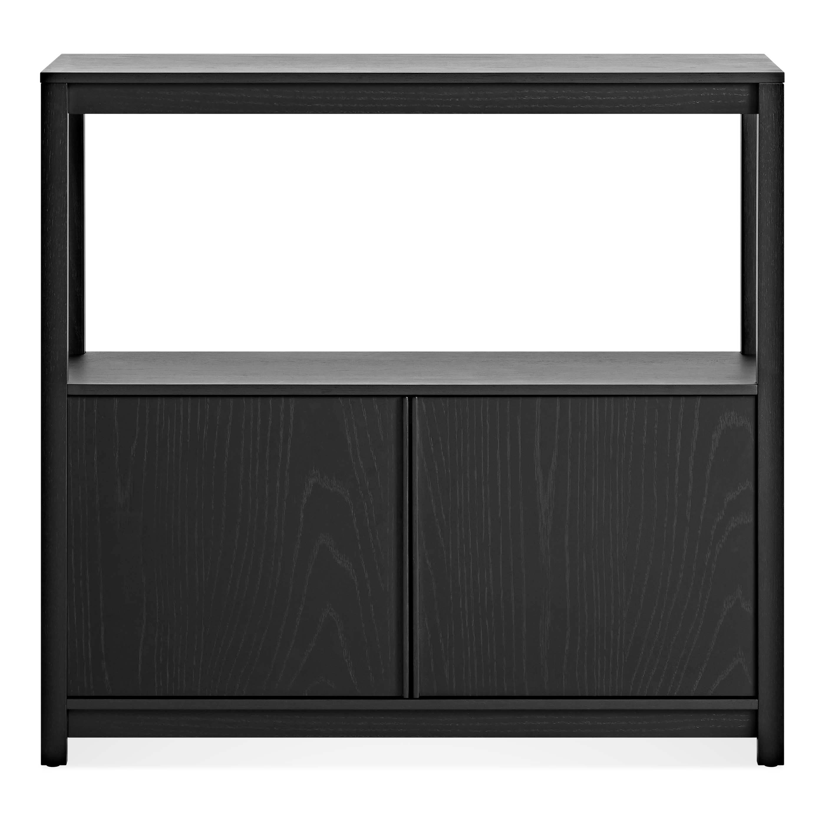 BLU DOT OPEN PLAN TALL BOOKCASE WITH STORAGE