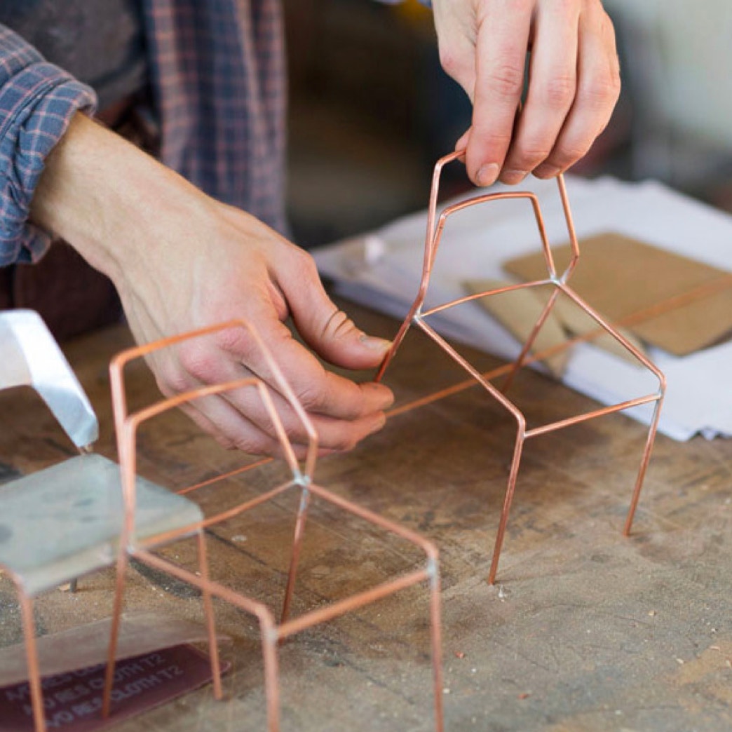 Miniature Hot Mesh Chair Prototype