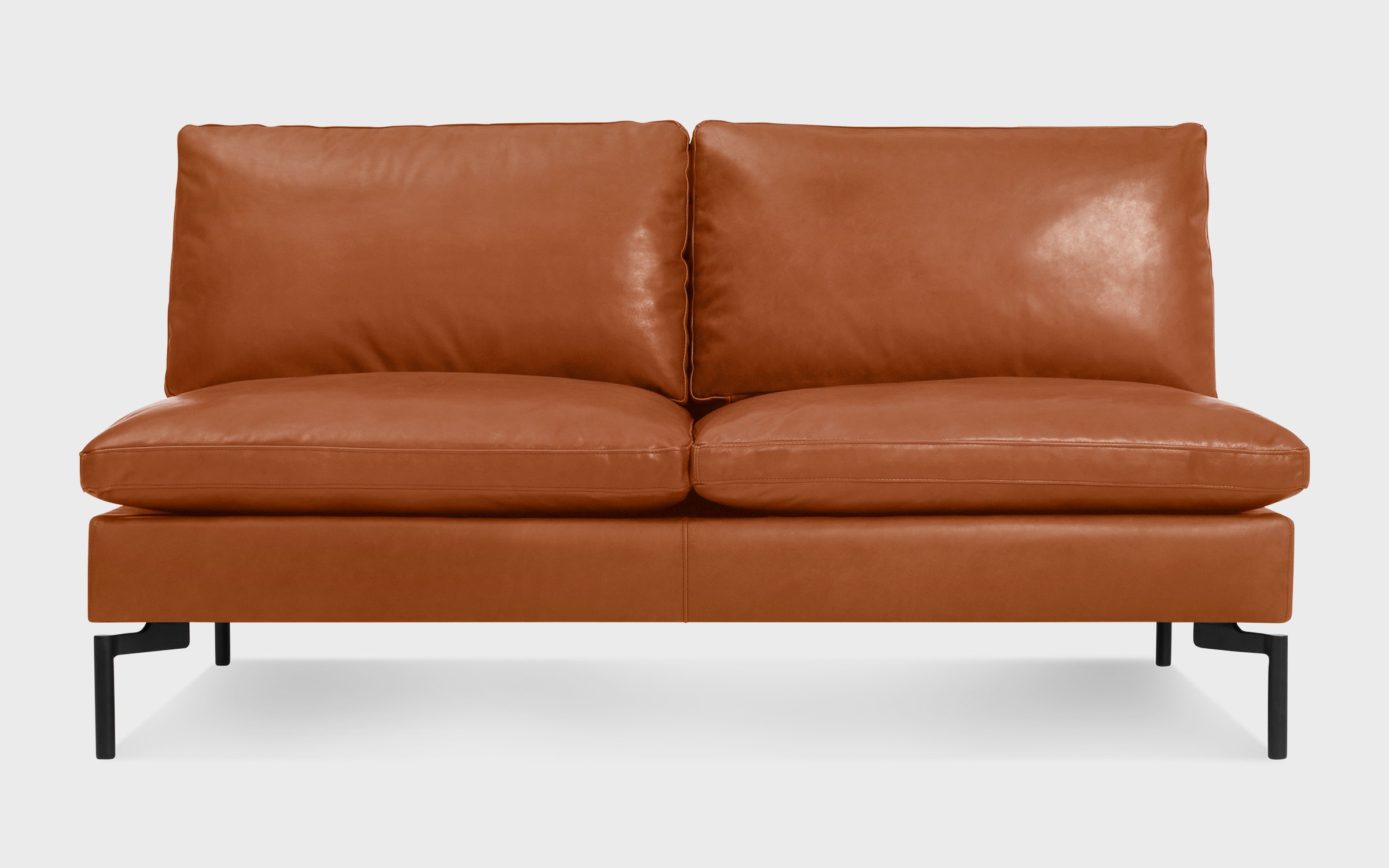 armless leather sofa cover