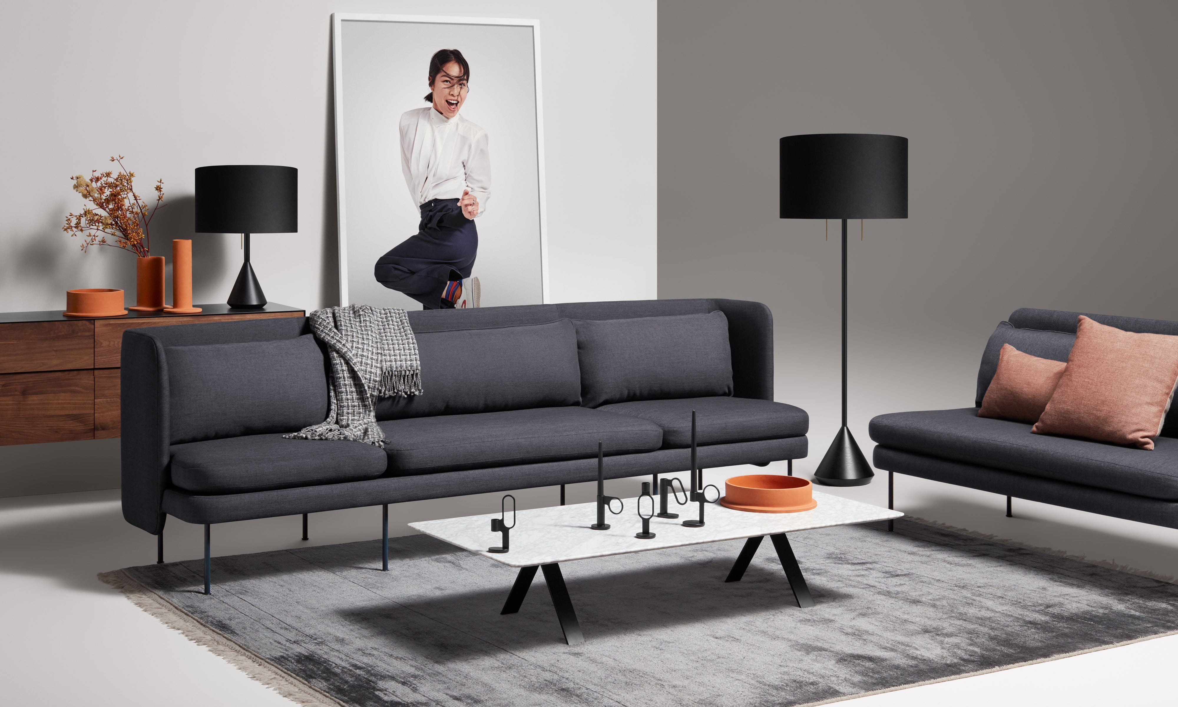 Bloke Modern Sofa by Blu Dot