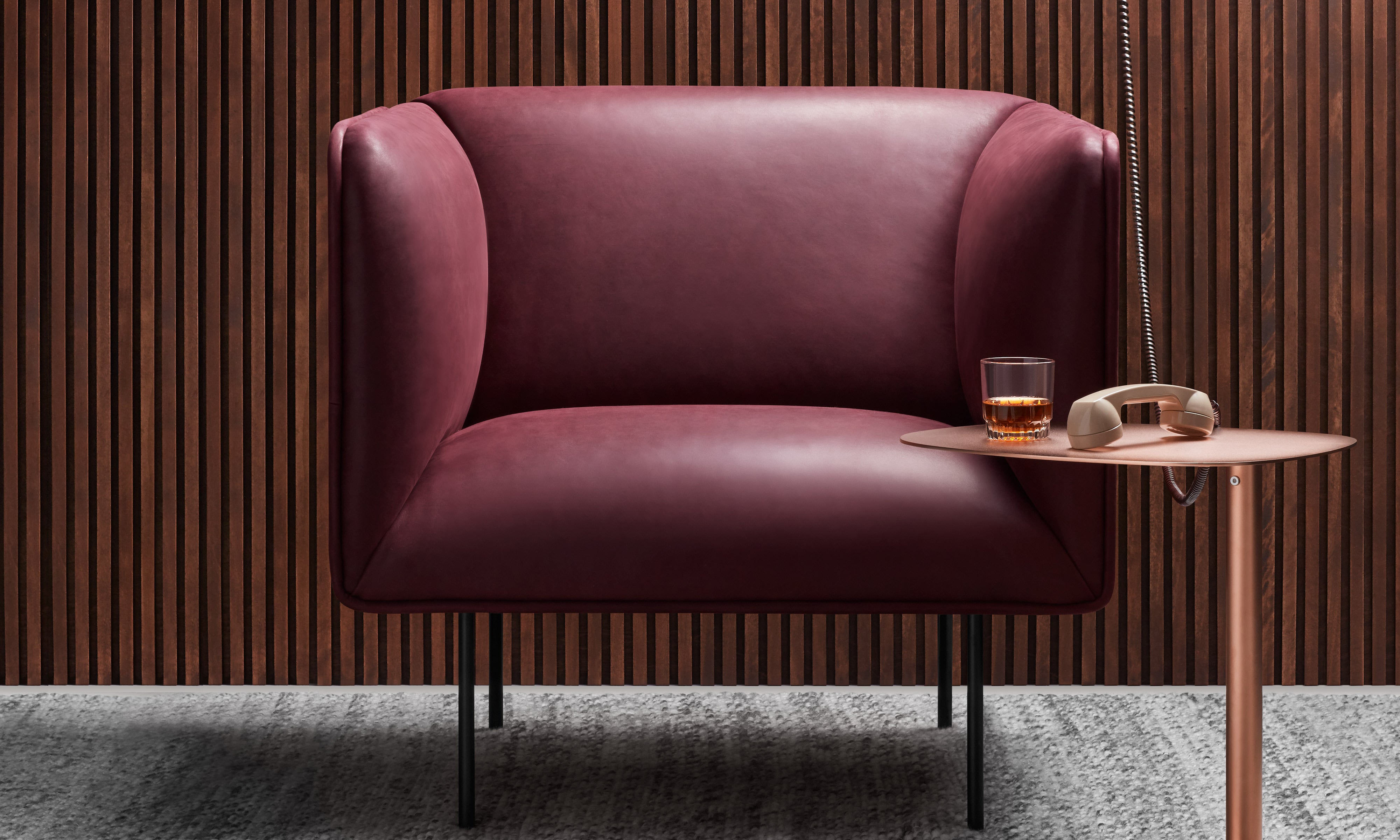 Dandy Leather Lounge Chair 