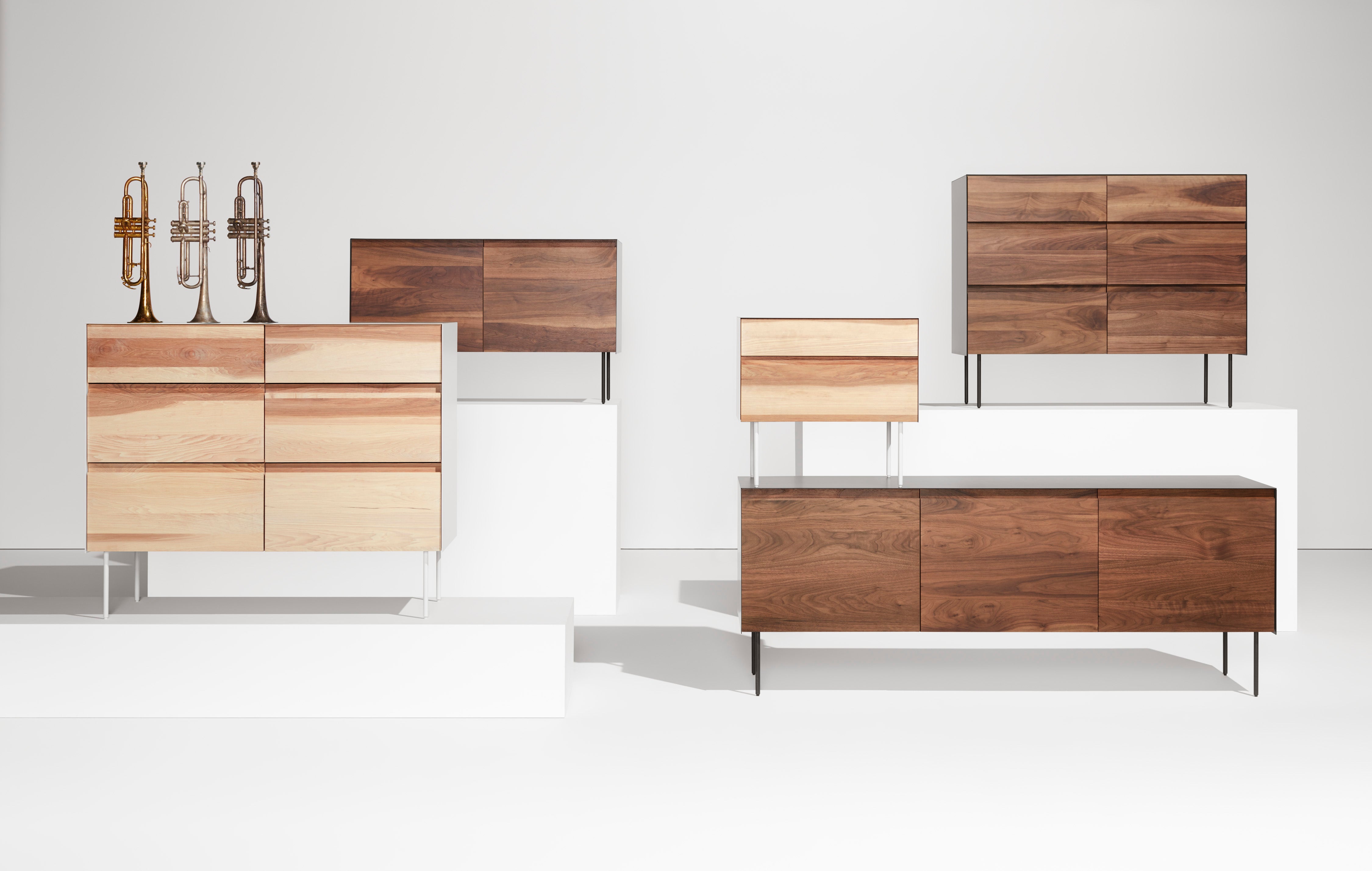 Clad 3 door credenza discount