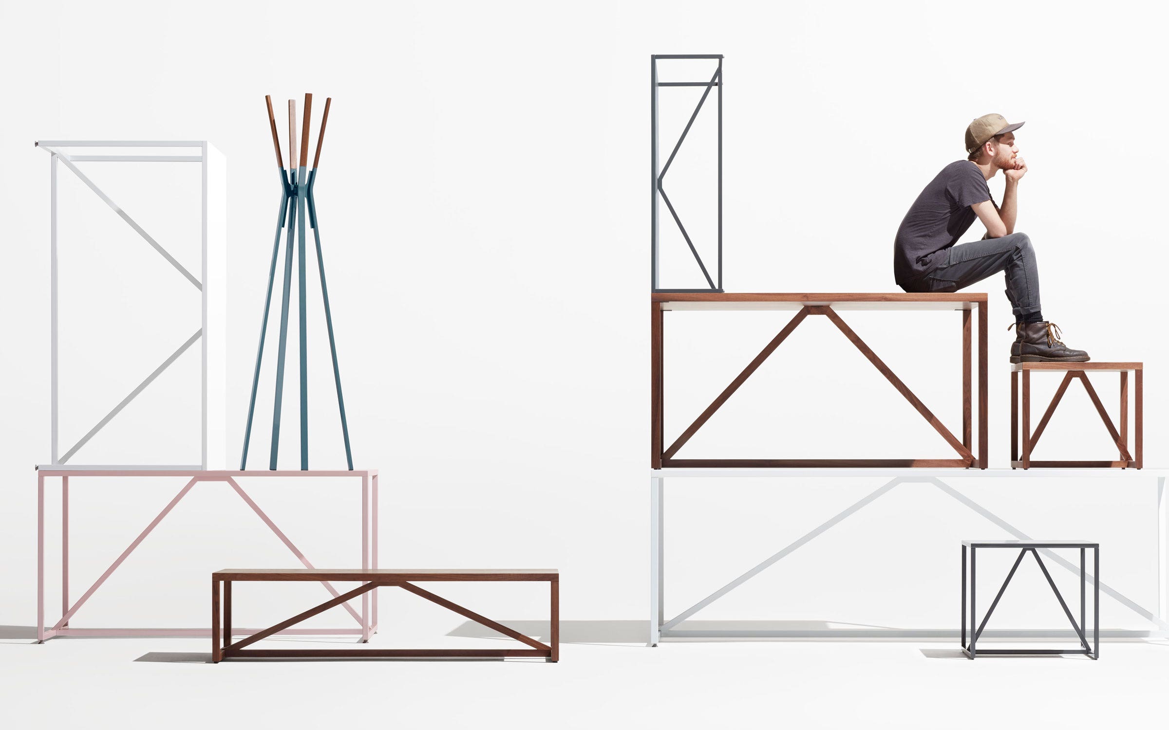 Strut Console Table